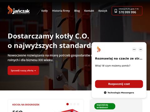 Kotly-janczak.pl - z podajnikiem
