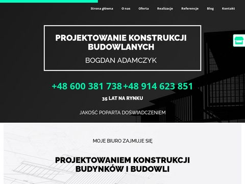 Konstrukcjeadamczyk.pl - projekty domów Szczecin