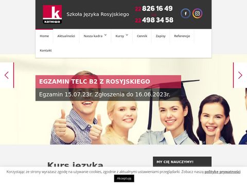 Katiusza.edu.pl kurs rosyjskiego online