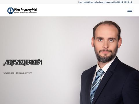 Kancelariaszyroczynski.pl darmowa porada prawna