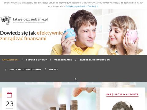 Latwe-oszczedzanie.pl - blog o oszczędzaniu