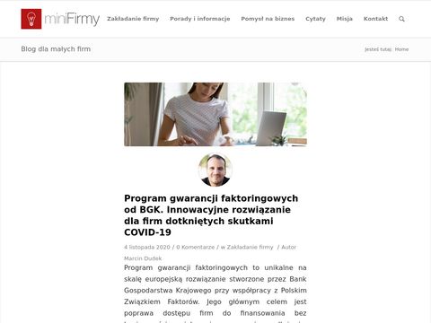 Minifirmy.pl - porady dla przedsiębiorców