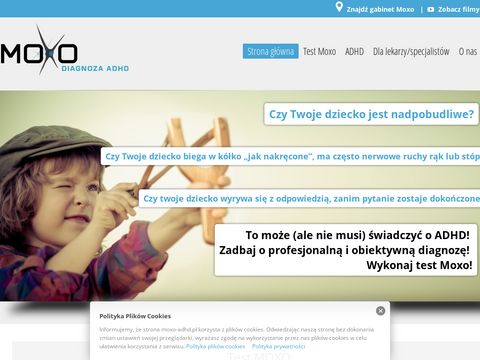 Moxo-adhd.pl - pomóż dziecku w adhd