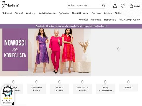 Modbis.pl sklep z pięknymi sukienkami