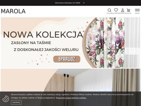 Marola.pl - firany zasłony sklep internetowy