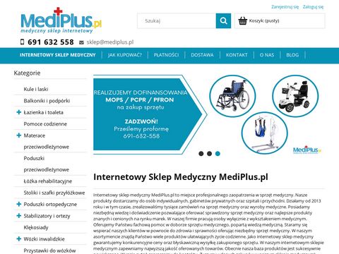 Mediplus.pl wózki inwalidzkie