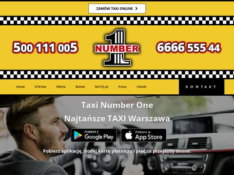 Numberone.com.pl taxi Warszawa