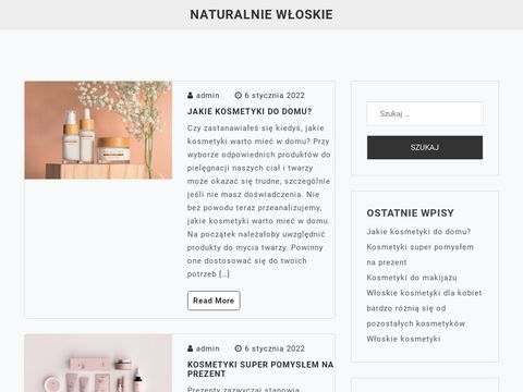 Naturalniewloskie.pl kosmetyki sklep internetowy